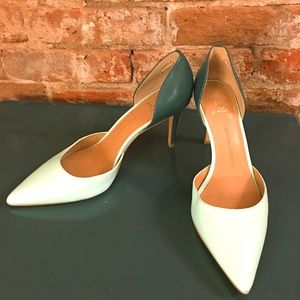 Banana Republic Aqua and Teal Heels